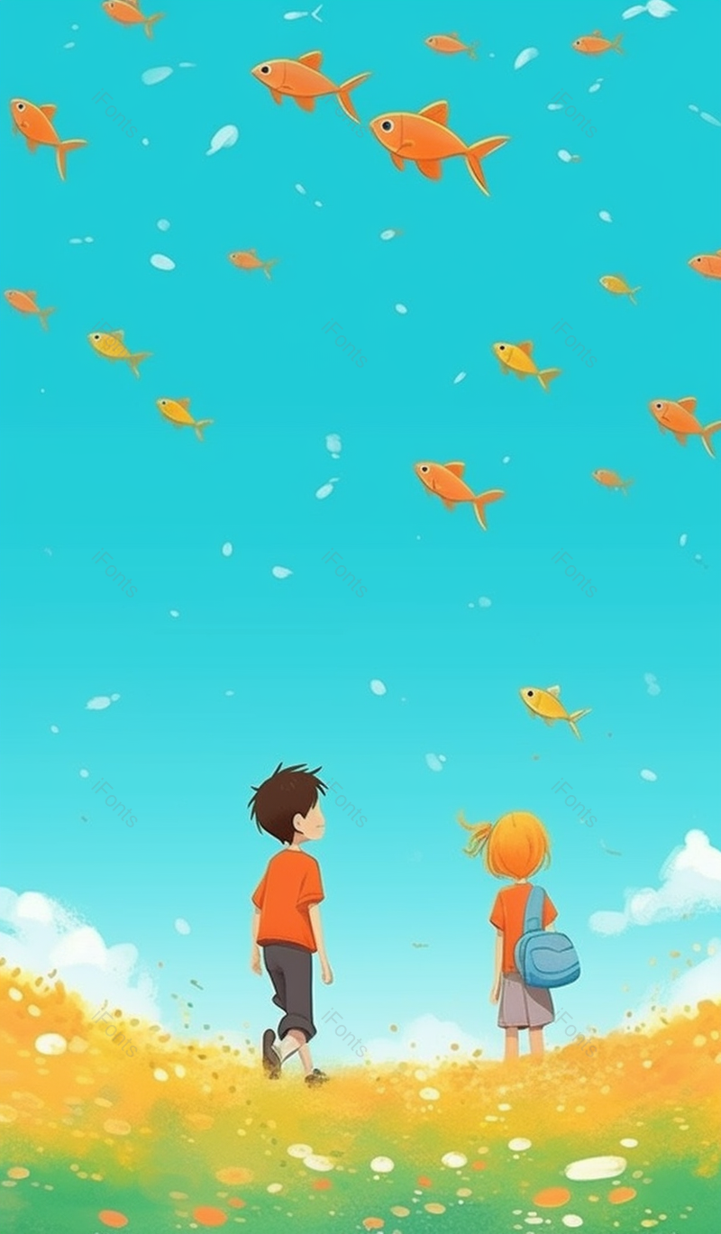 小孩子眼中的奇妙世界卡通插画唯美手绘图,插画/手绘图,插画/手绘图库,插画/手绘图下载,插画/手绘